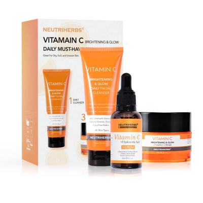 Wholesale MeiliSkincare Vitamin C Brightening & Glow Daily Skincare Must-Have Set
